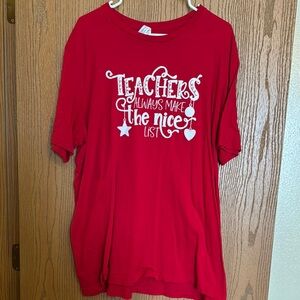 Christmas teacher shirt